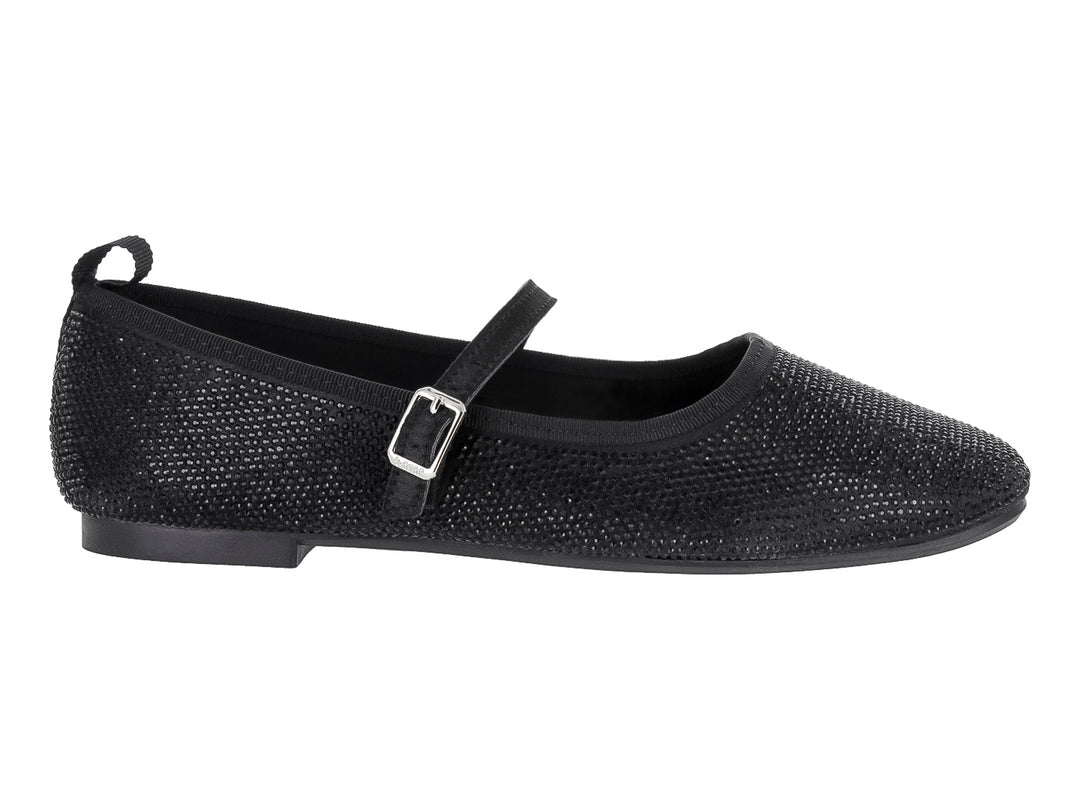 Zapatos Planos Luna Rosa Negro para Mujer