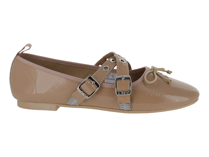 Zapatos Flats Ballerina Luna Rosa Color Maquillaje para Mujer