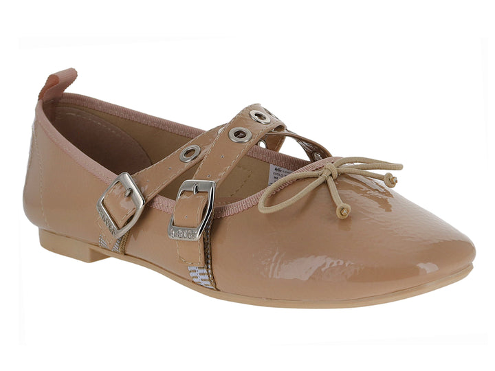 Zapatos Flats Ballerina Luna Rosa Color Maquillaje para Mujer