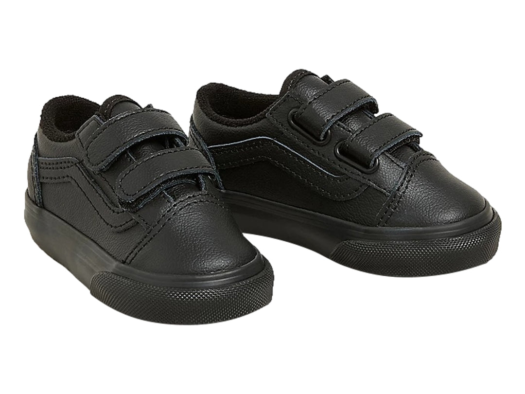 Tenis Vans Old Skool V Negros para Niño