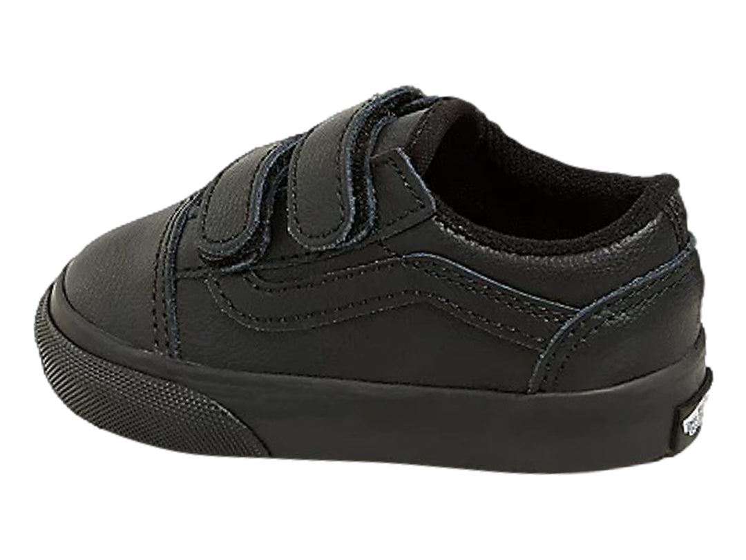 Tenis Vans Old Skool V Negros para Niño