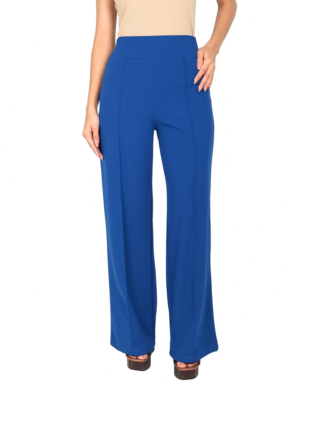 Pantalón Vanidad Azul Rey Pierna Ancha