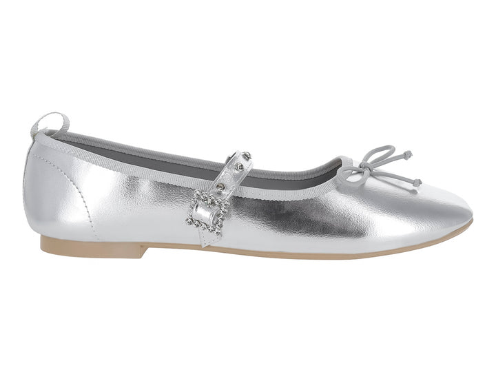 Zapatos Ballerinas Luna Rosa Color Plata para Mujer