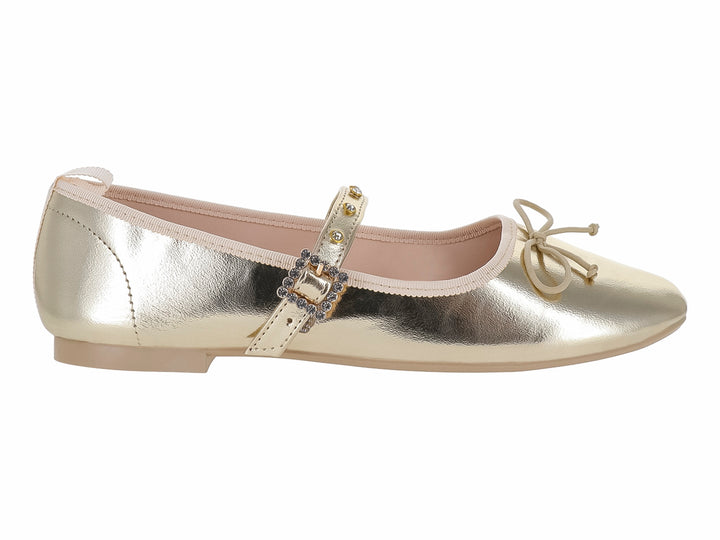 Zapatos Planos Luna Rosa Color Dorado para Mujer