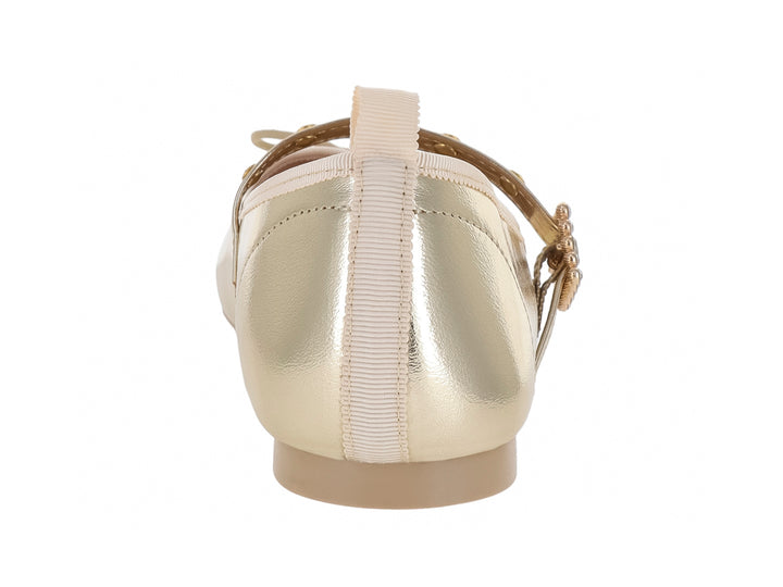 Zapatos Planos Luna Rosa Color Dorado para Mujer