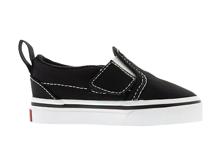 Tenis Vans Slip-On Negros y Blancos para Nino