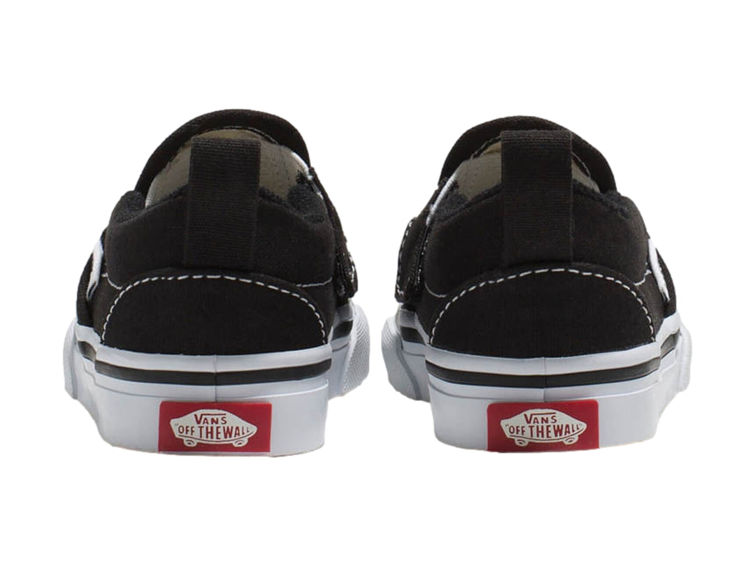 Tenis Vans Slip-On Negros y Blancos para Nino