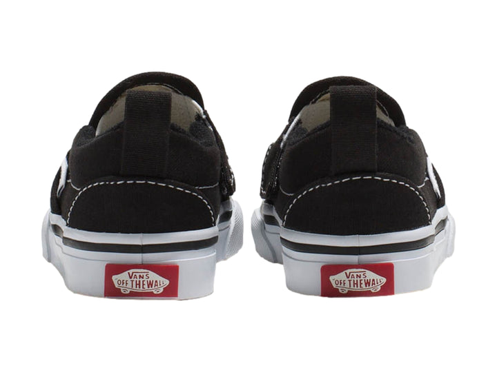 Tenis Vans Slip-On Negros y Blancos para Nino