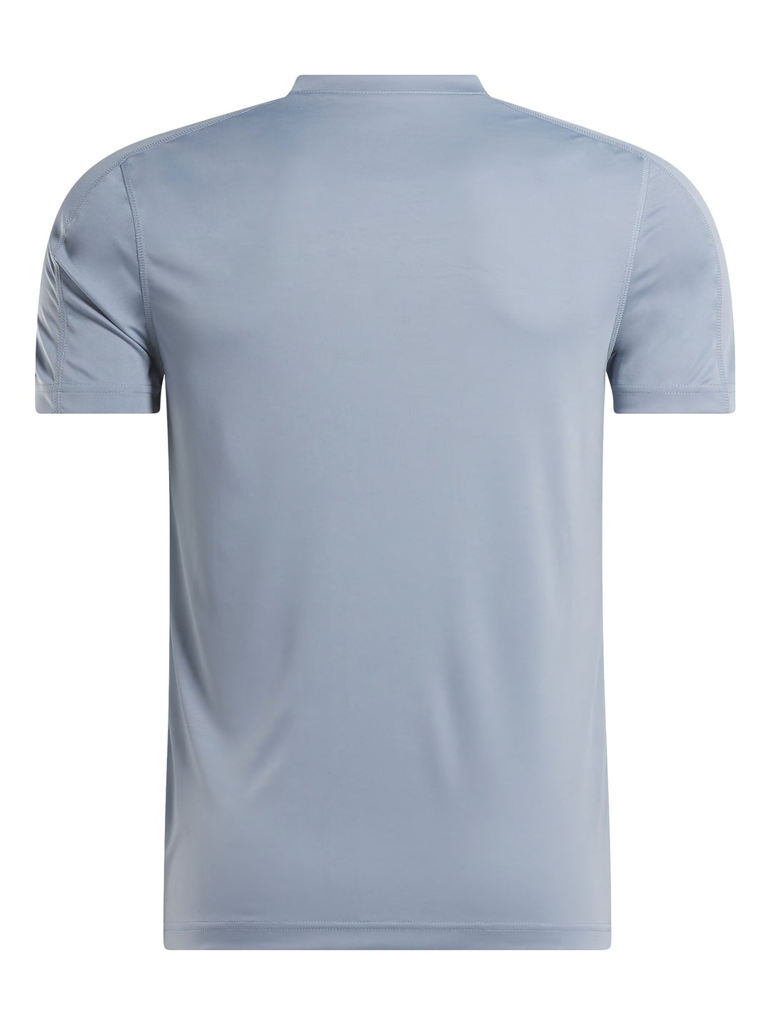Camiseta deportiva Reebok de manga corta en color azul claro con logotipo en el pecho.