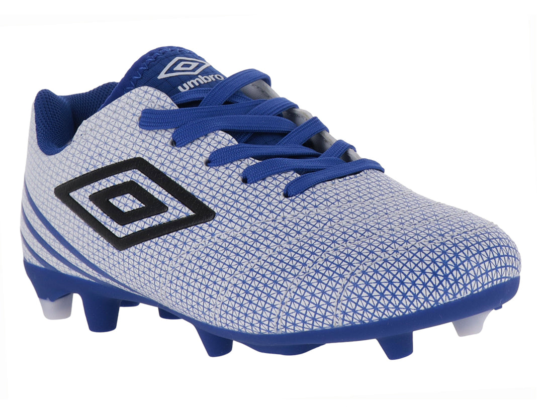 Tenis de Fútbol Umbro Blanco y Azul para Niño