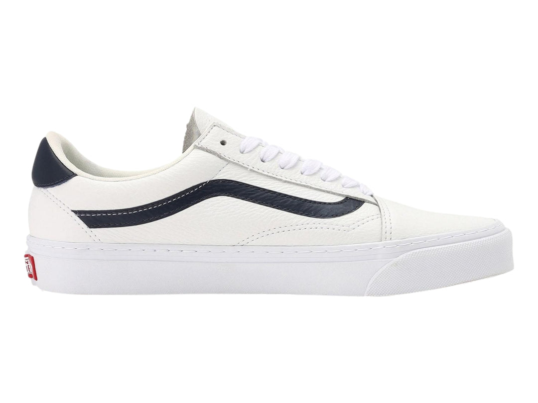 Tenis Vans Old Skool Lux Blancos y Azul Marino para Hombre