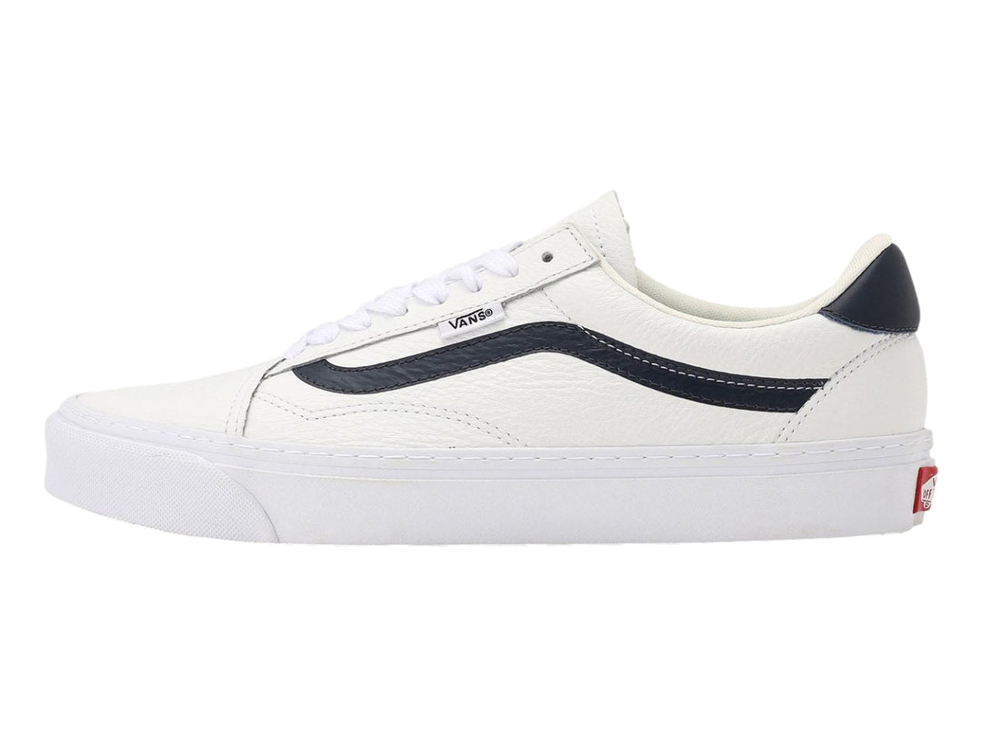 Tenis Vans Old Skool Lux Blancos y Azul Marino para Hombre