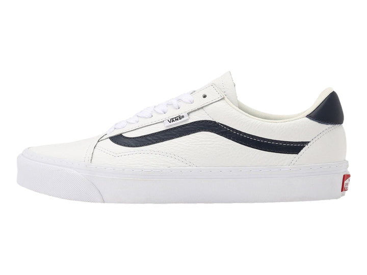 Tenis Vans Old Skool Lux Blancos y Azul Marino para Hombre