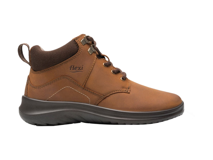 Botines Flexi de Cuero Color Tan para Mujer
