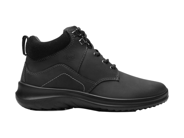 Botines Flexi de Cuero Negro para Mujer