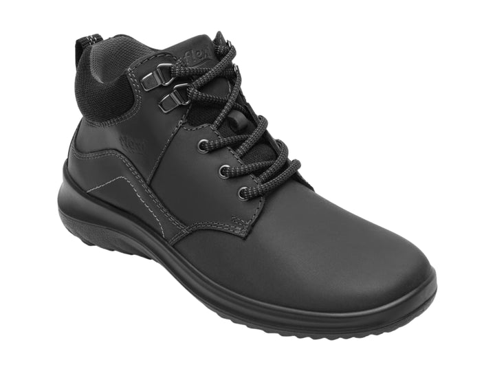 Botines Flexi de Cuero Negro para Mujer