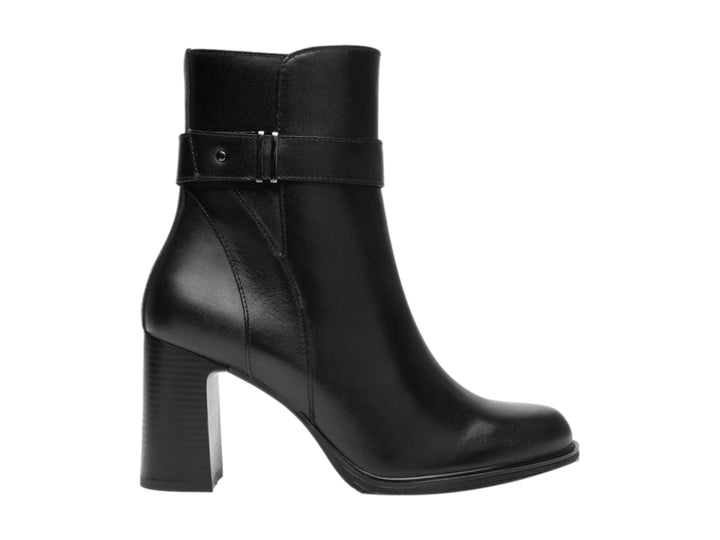 Botas Flexi Negras de Cuero para Mujer