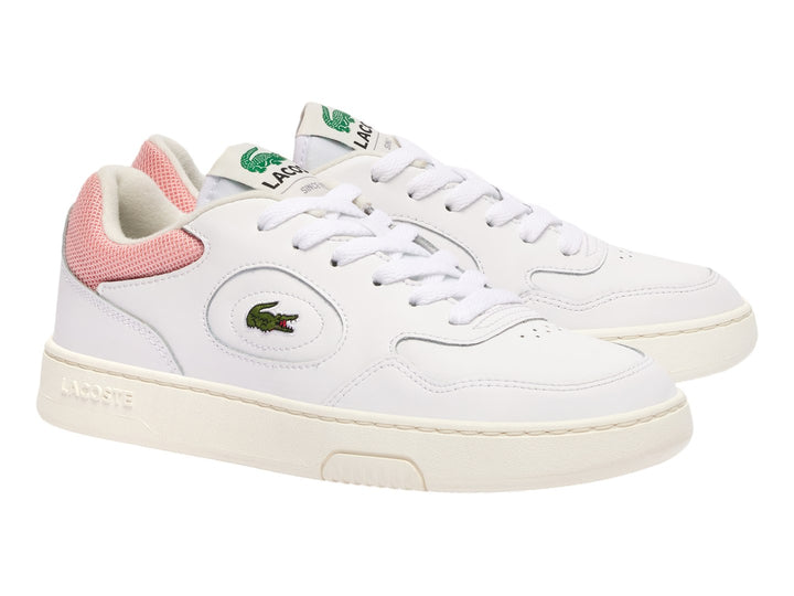 Tenis Lacoste Lineset 124 Blancos con Rosa para Mujer