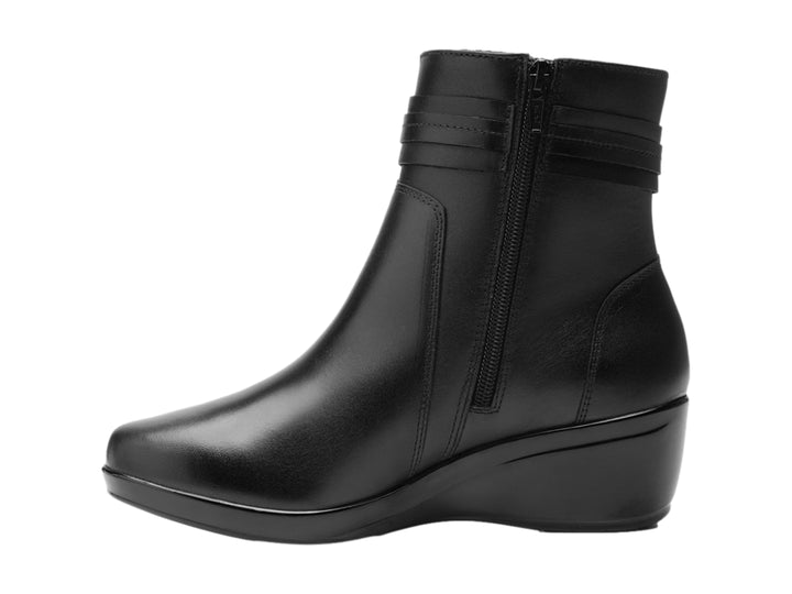 Botines Flexi Negros de Piel para Mujer