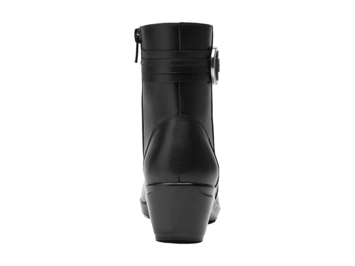 Botines Flexi Negros de Piel para Mujer