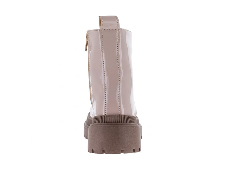 Botas Miroslava de Charol Color Maquillaje para Nina