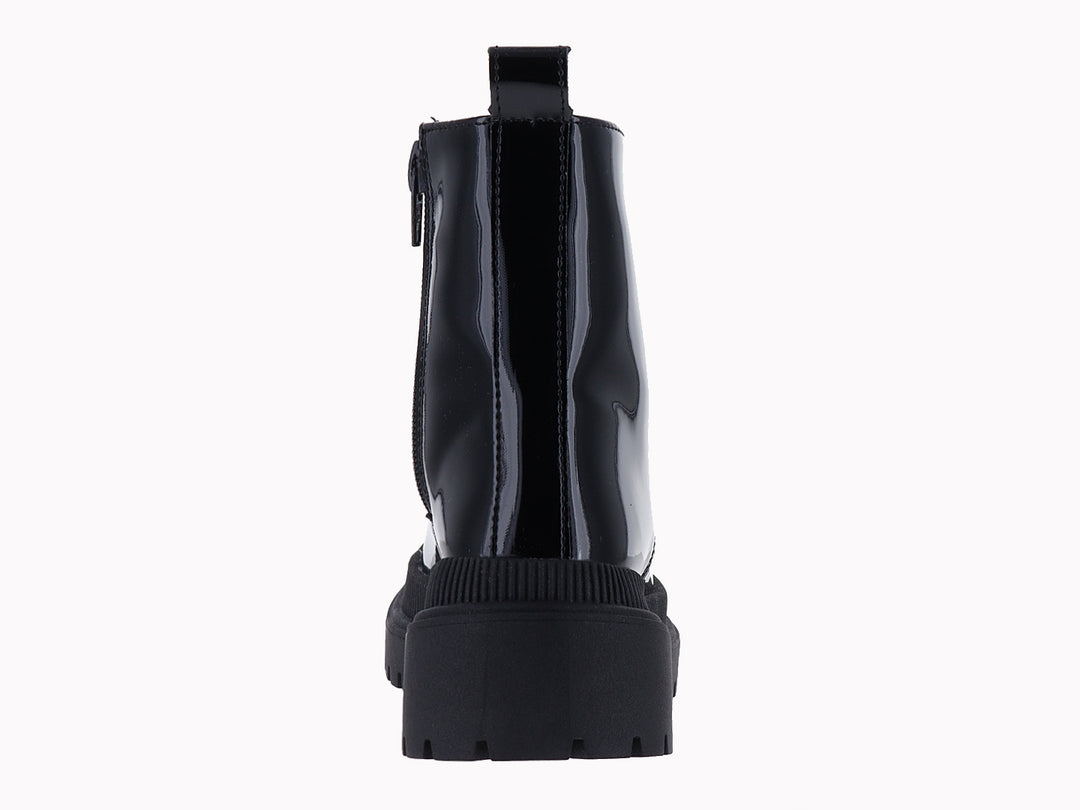 Botas Miroslava de Charol Negro para Niña