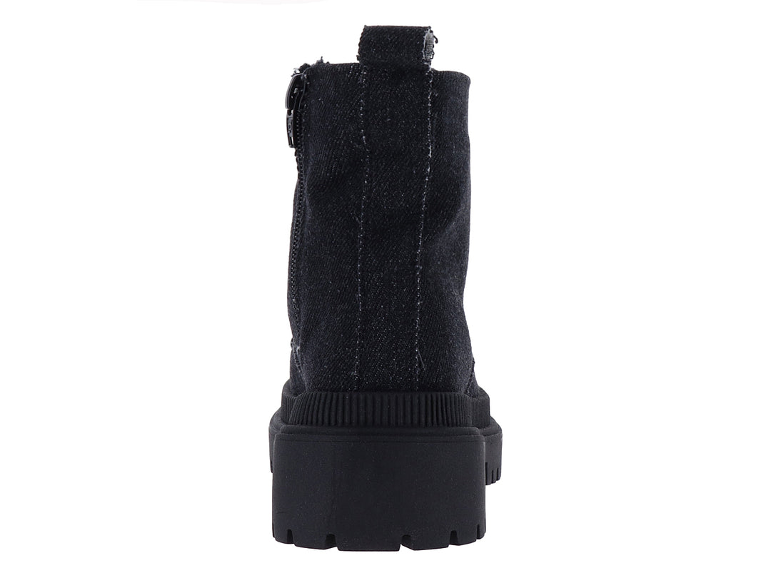 Botas Miroslava de Mezclilla Negro para Niña