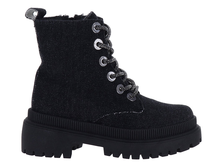 Botas Miroslava de Mezclilla Negro para Niña