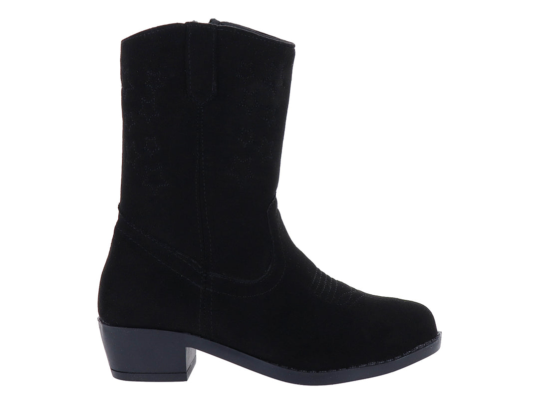 Botas Vaqueras Miroslava Negro para Niña