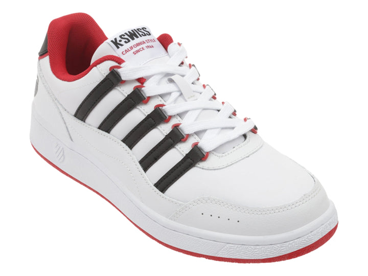 Tenis K-Swiss Gravity Blanco, Negro y Rojo para Hombre