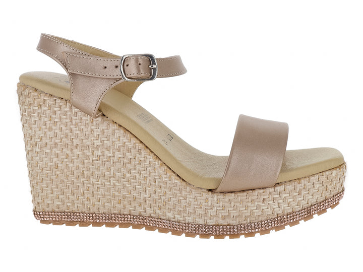 Sandalias Luna Rosa Color Circon para Mujer