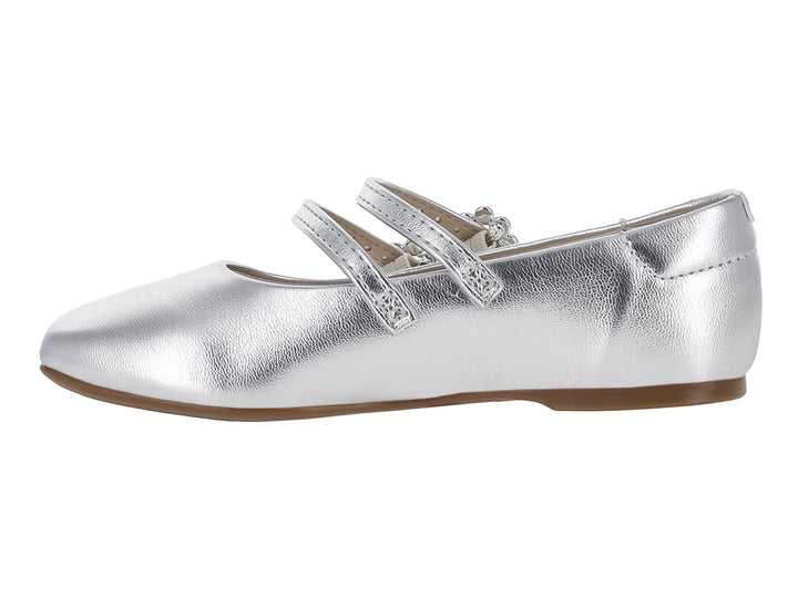 Zapatos Flats Molekinha Plata para Niña