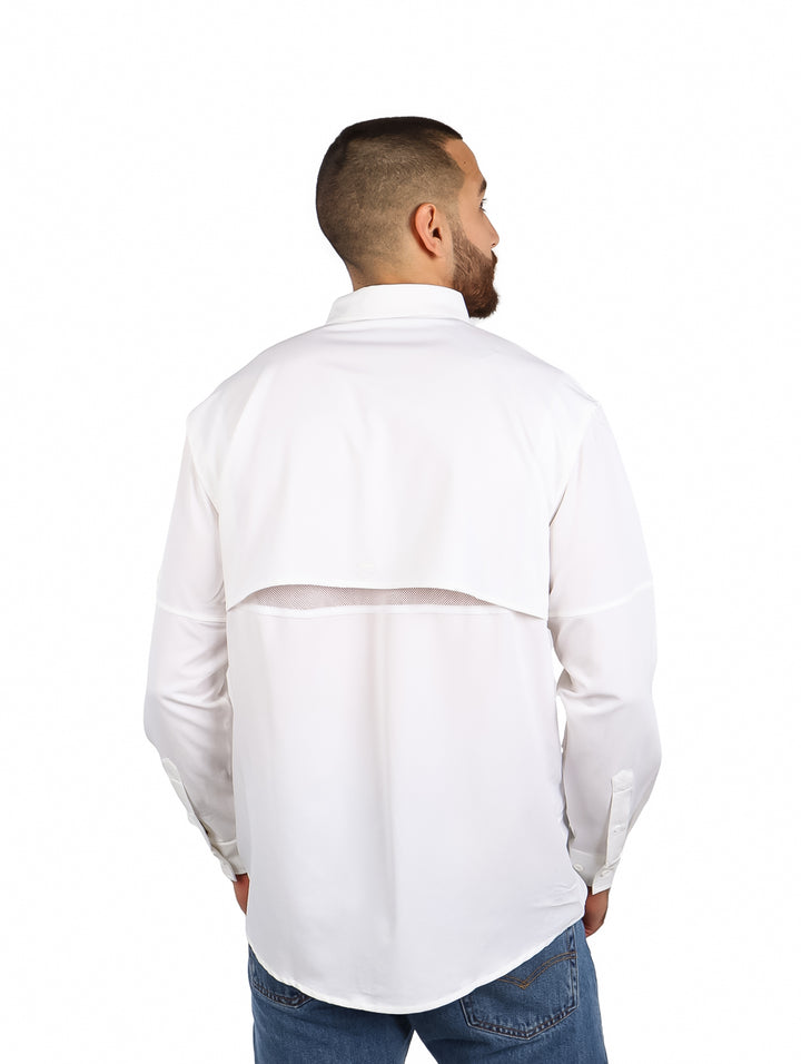 Camisa UNGA Manga Larga Color Blanco para Hombre