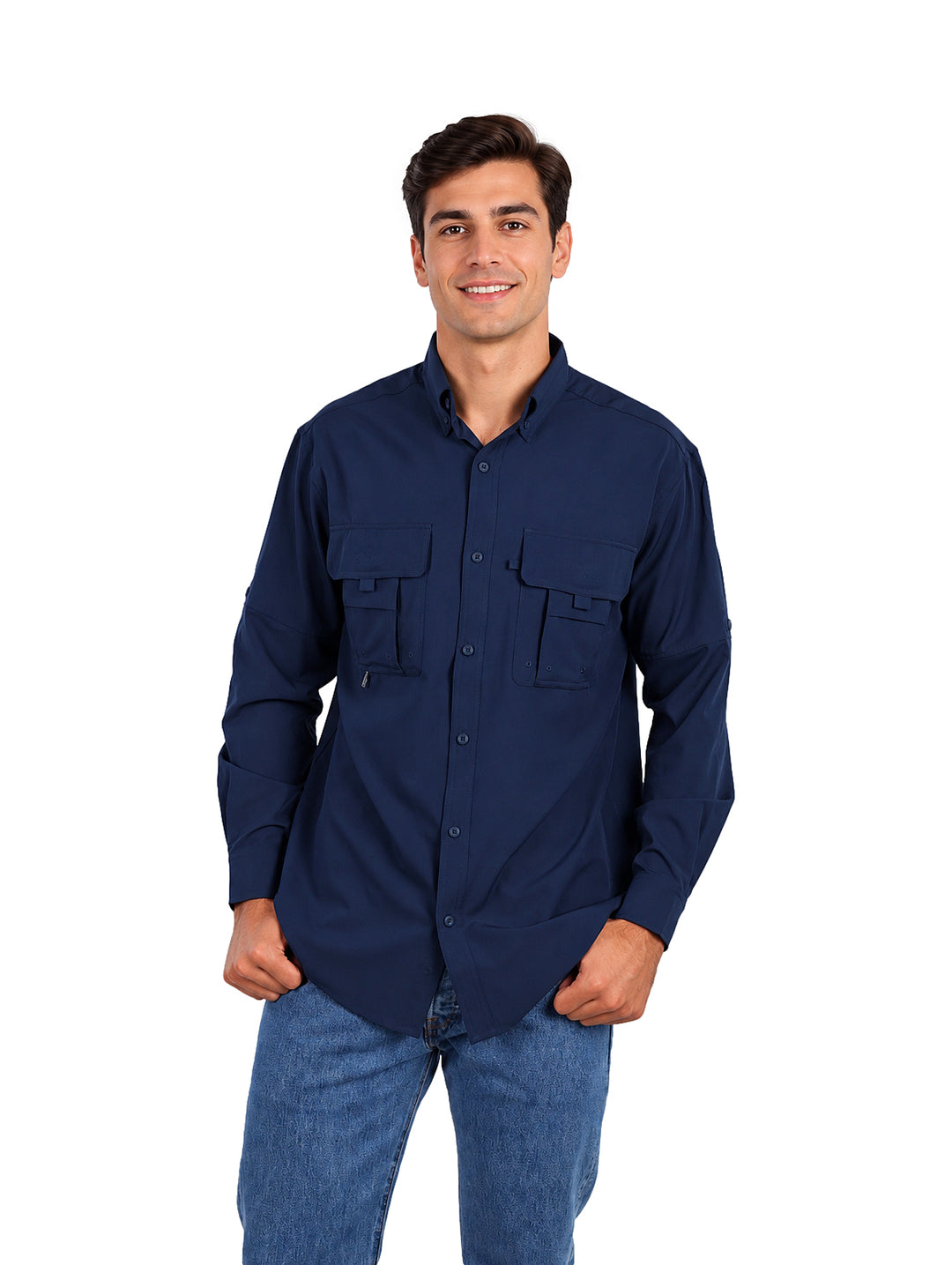 CAMISA UNGA COLOR BLUE NOCTURNAL PARA CABALLERO