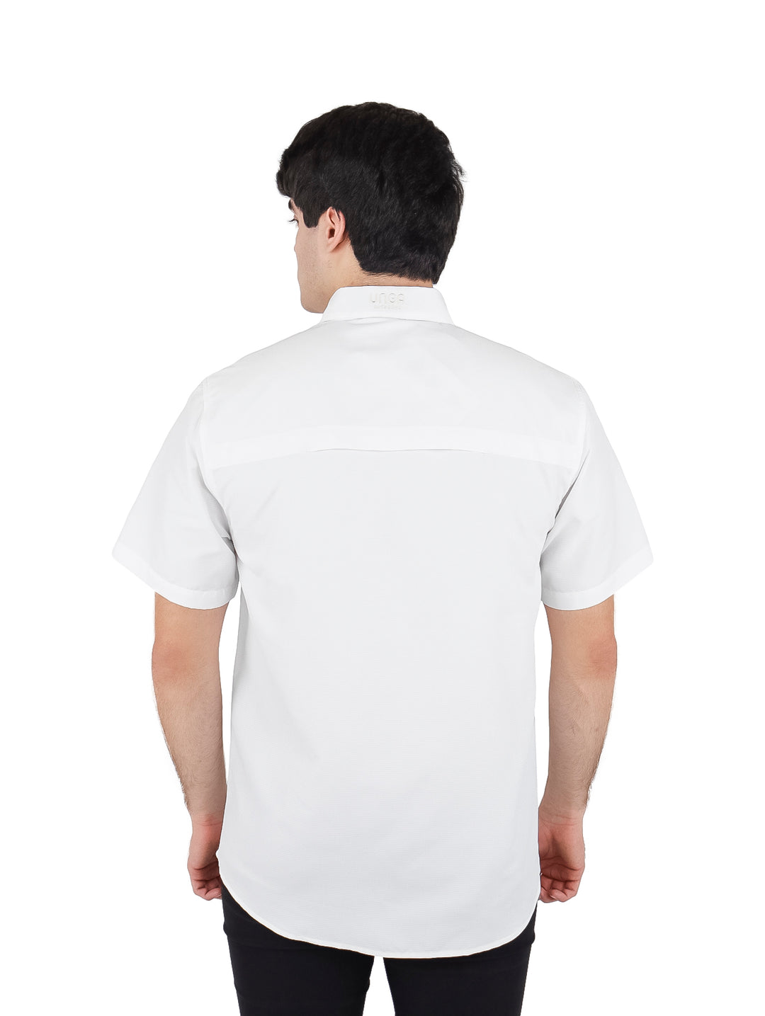Camisa UNGA Manga Corta Blanca para Hombre