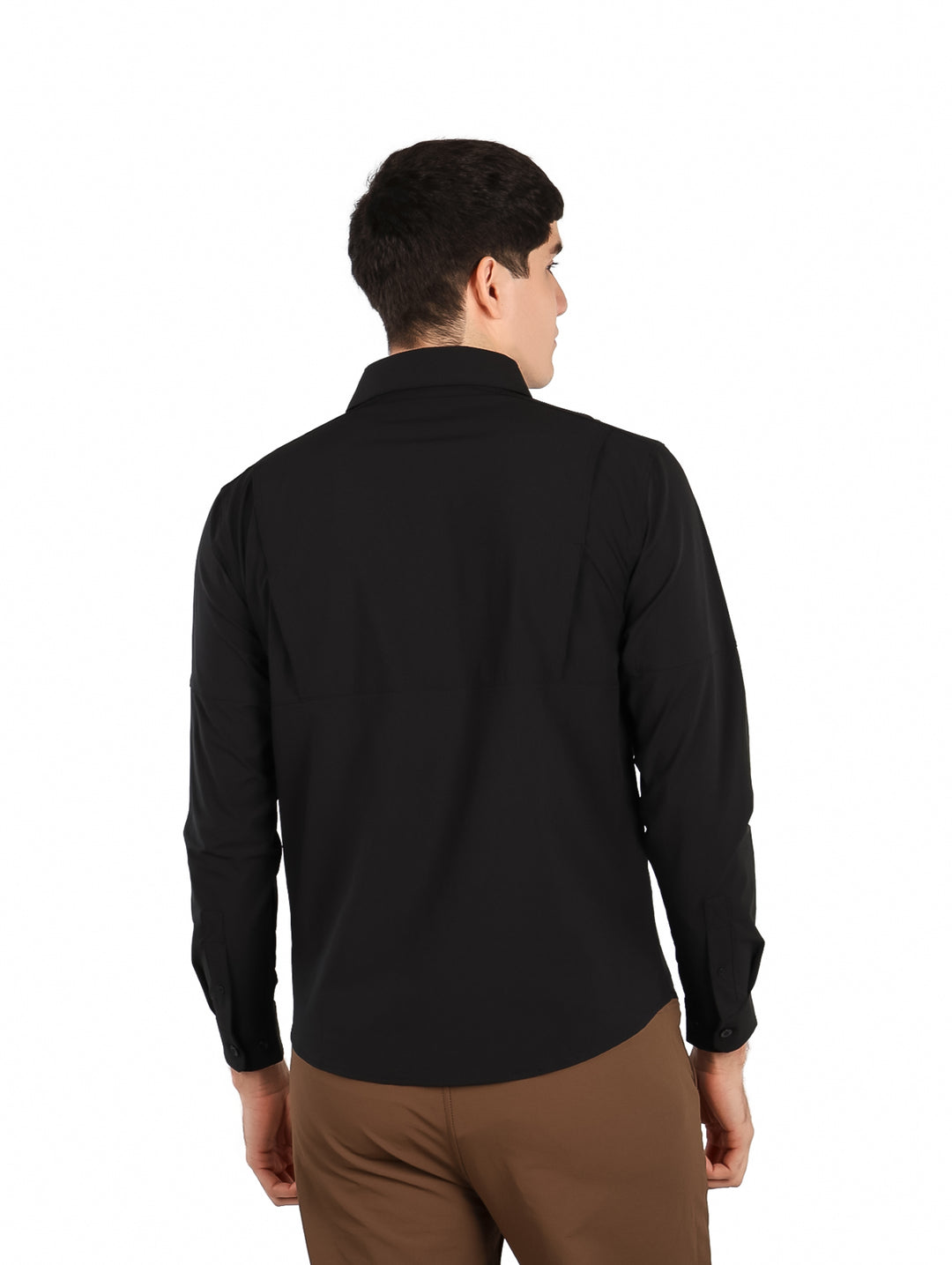 Camisa UNGA Manga Larga Outdoor Color Negro para Hombre
