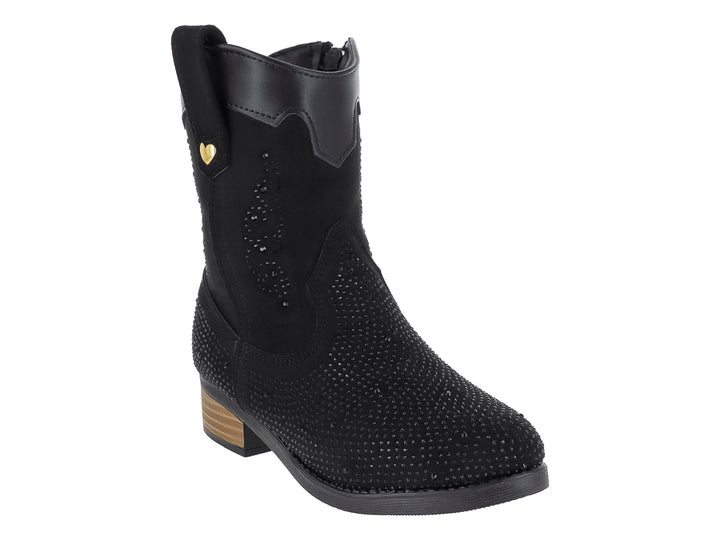 Botas Vaqueras Miroslava Negro para Niña