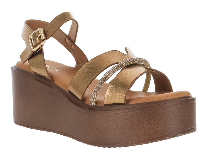 Sandalias ROZE Color Bronze para Mujer