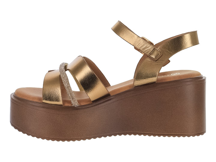 Sandalias ROZE Color Bronze para Mujer