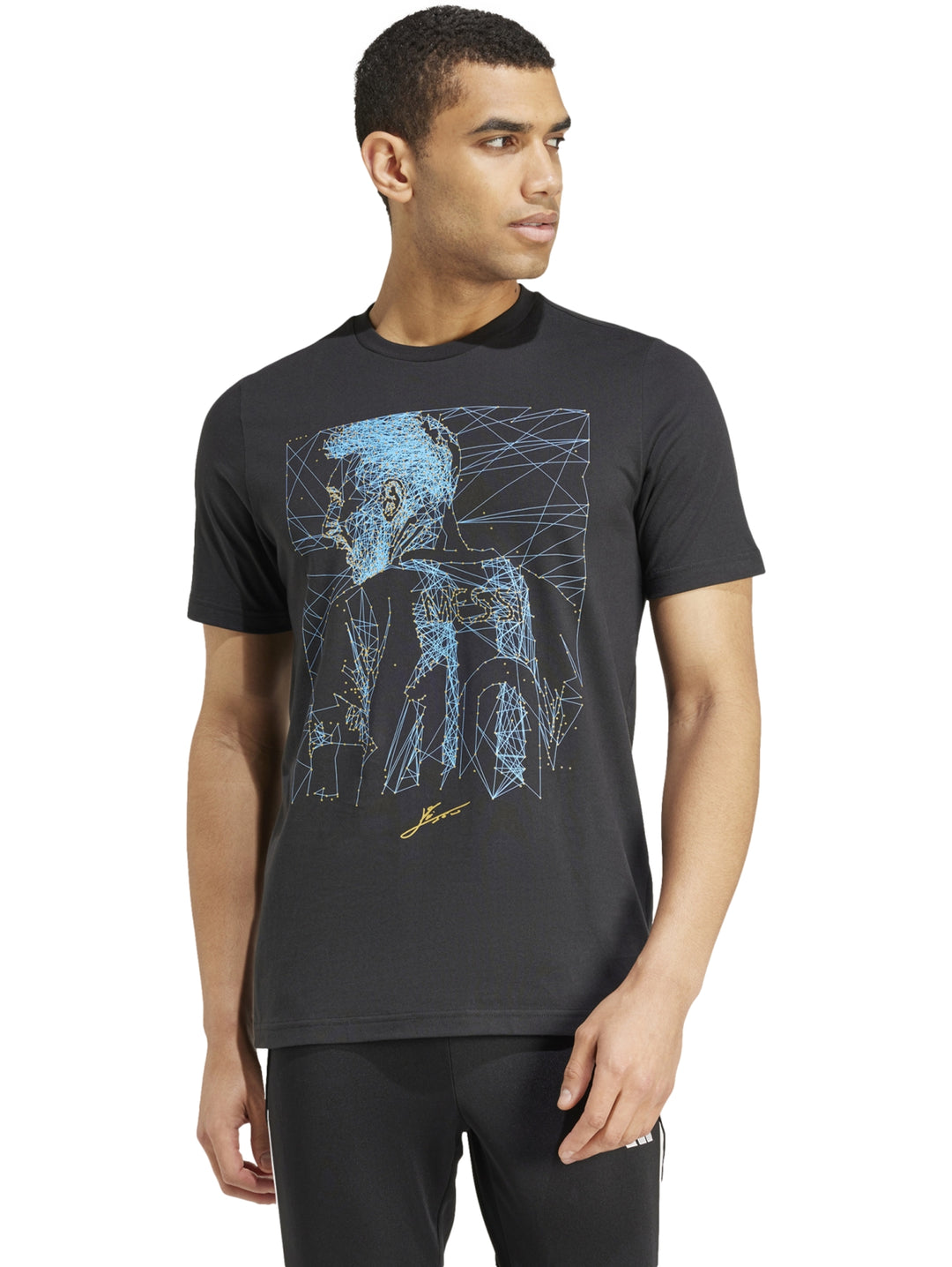 Playera Adidas Messi Negro para Hombre