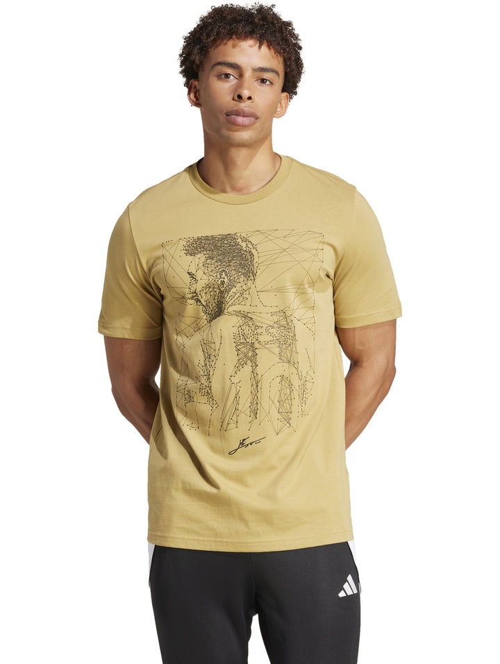 Playera Adidas Messi Khaki para Hombre
