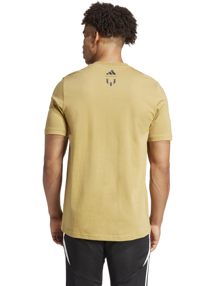 Playera Adidas Messi Khaki para Hombre