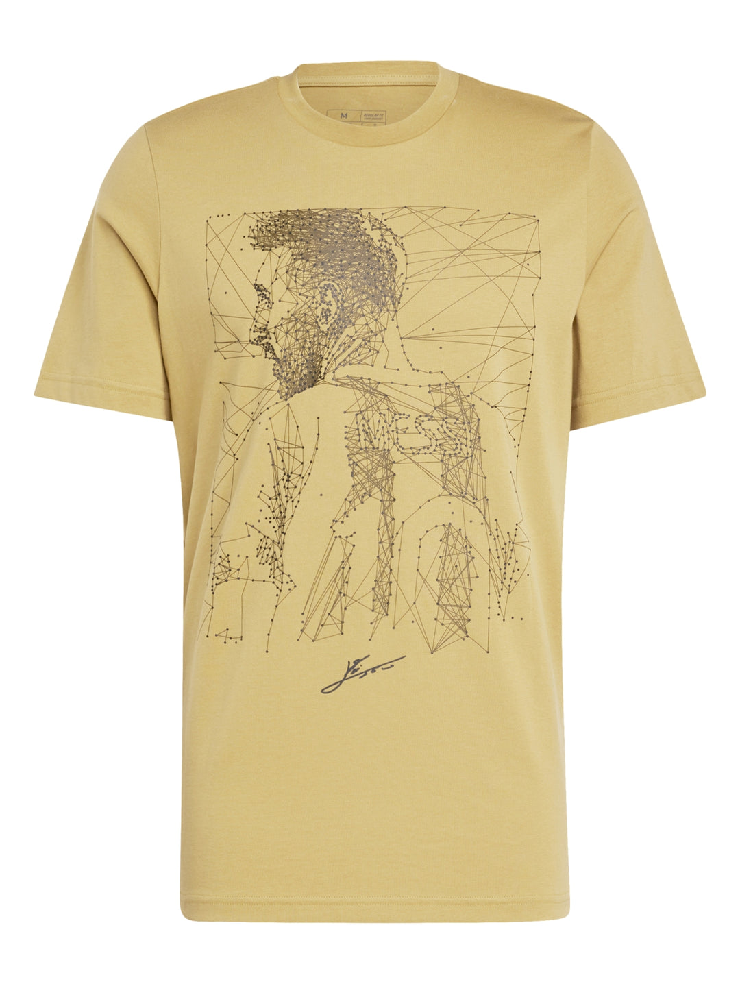 Playera Adidas Messi Khaki para Hombre