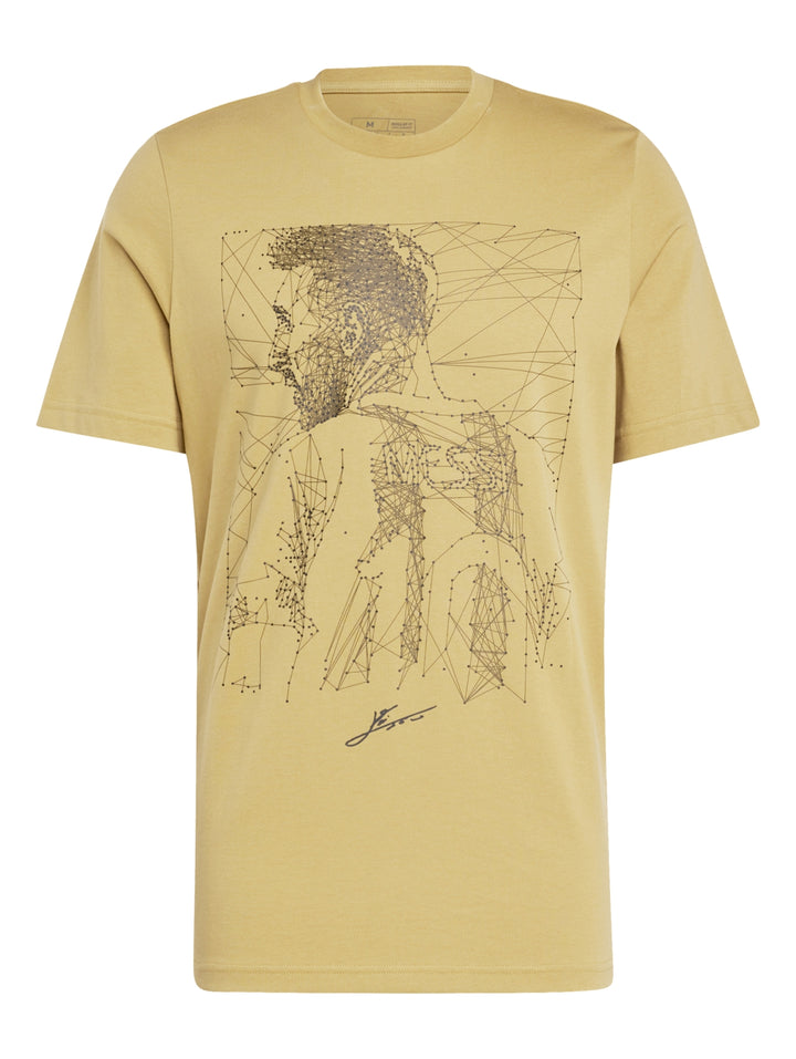 Playera Adidas Messi Khaki para Hombre