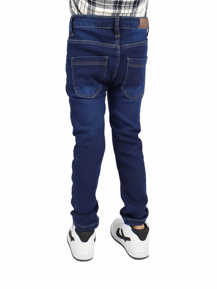 Pantalón de mezclilla azul oscuro para niño
