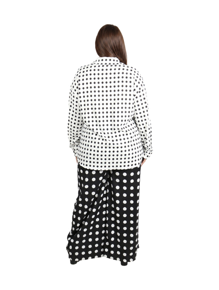 Conjunto XIXI de Pantalón y Camisera Negro/Blanco para Mujer