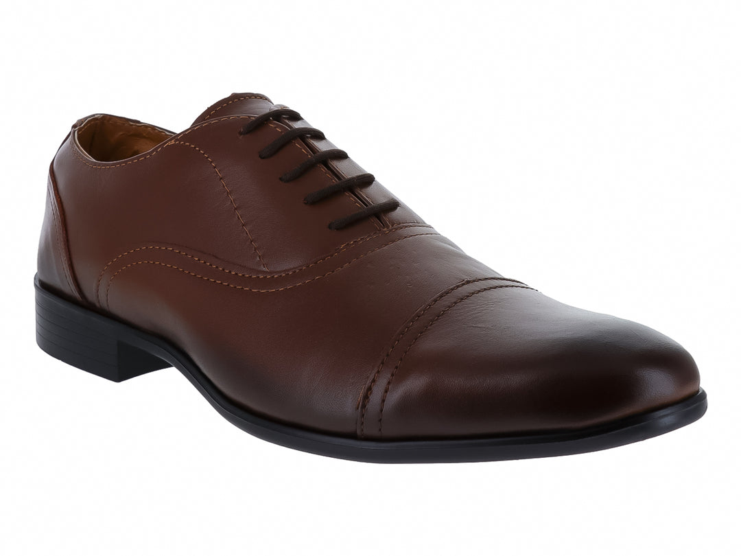 Zapato Oxford Marco Delli Color Cogñac para Hombre