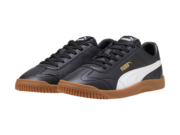 Tenis PUMA Club 5v5 Negro con Dorado y Blanco