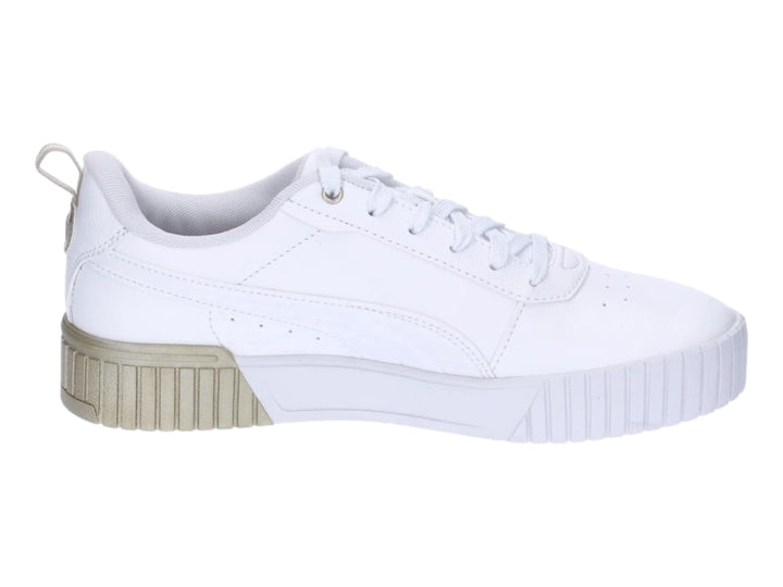 Tenis PUMA Carina 2.0 Metallic Dream Blancos y Dorados