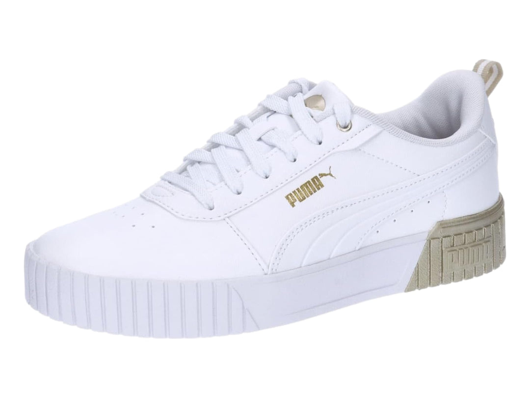 Tenis PUMA Carina 2.0 Metallic Dream Blancos y Dorados